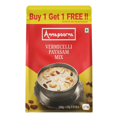 Annapoorna Vermicelli Payasam Mix 175g (Buy 1 Get 1 Free)