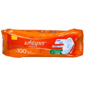 Whisper Choice Nights Sanitary Pads For Women, X-Large+,6 pcs - P.P.SUBBIAH  NADAR AND CO
