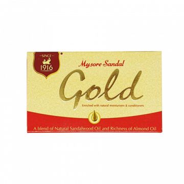 Mysore Sandal Gold Soap For Man & Women Pack Of (3*125g)