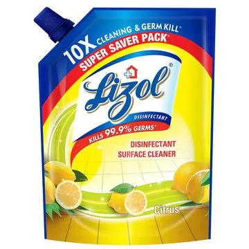 Lizol Disinfectant Floor Cleaner Refill Pack Citrus, 750ml