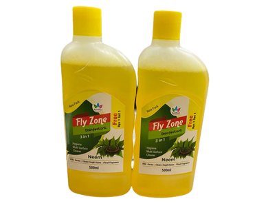 Fly Zone Disinfectant Hygiene Multi Surface Cleaner Lime 500ml
