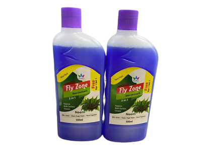 Fly Zone Disinfectant Hygiene Multi Surface Cleaner Lavender 500ml