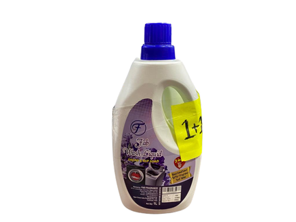 Fab Wash Liquid Front & Top Load 1L (Buy 1 Get 1 Free)