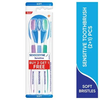 Sensodyne Sensitive (Soft) Toothbrush Buy 2 Get 1 Free