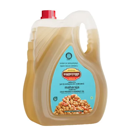 Maharaja Agmark Cold Pressed Groundnut Oil 5Ltr Can