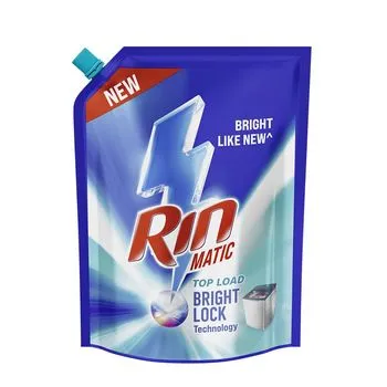 Rin Detergent Liquid Matic Top Load 800ml Pouch