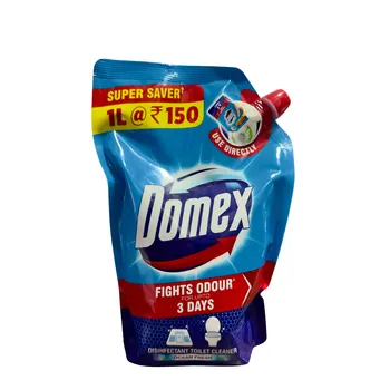 Domex Disinfectant Toilet Cleaner Ocean Fresh 1L Refill Pouch