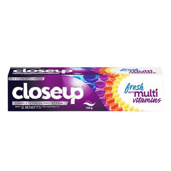 Closeup Complete Fresh Protection Gel Toothpaste With Multi Vitamin Formula