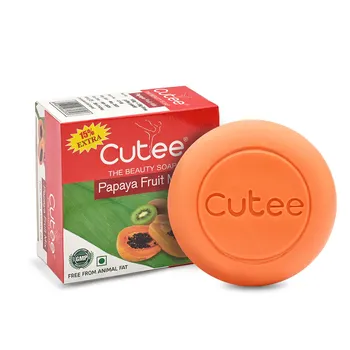 Cutee Papaya Fruit Mix Bathing Soap 70g