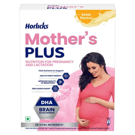 Horlicks Mother’s Plus Kesar Health Drink 500g