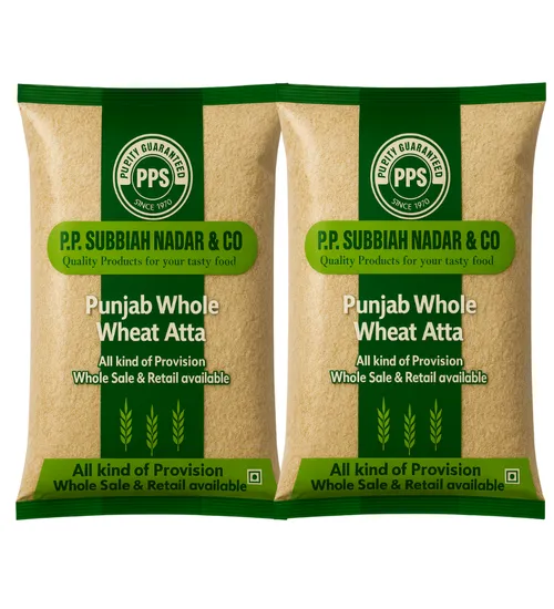 PPS Punjab Whole Wheat Atta 1 Kg | Buy 1 Get 1 Free