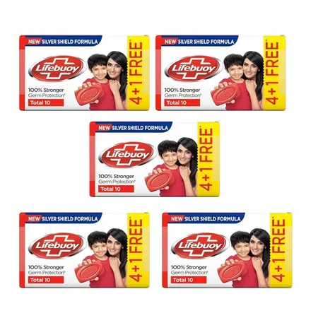 Lifebuoy Total Soap125g  4+1 Free