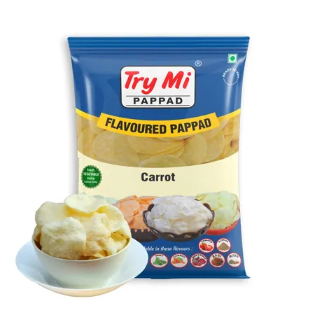 Try Mi Sago Carrot Pappad 500g