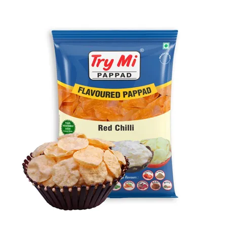 Try Mi Sago Red Chilli Pappad 500g