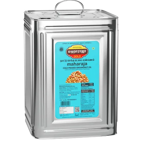 Maharaja Agmark Cold Pressed Groundnut Oil 15Kg Tin