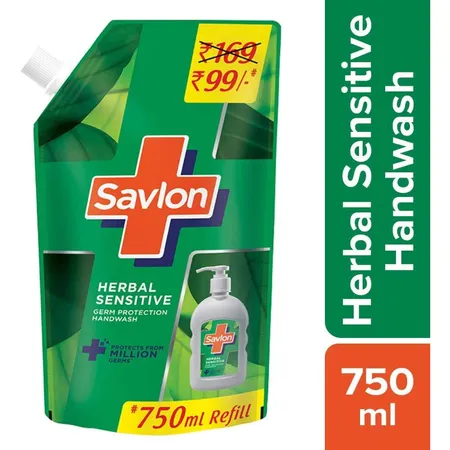 Savlon Herbal Sensitive Handwash Refill 675 ml