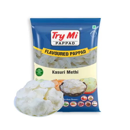 Try Mi Sago Kasuri Methi Pappad 500g