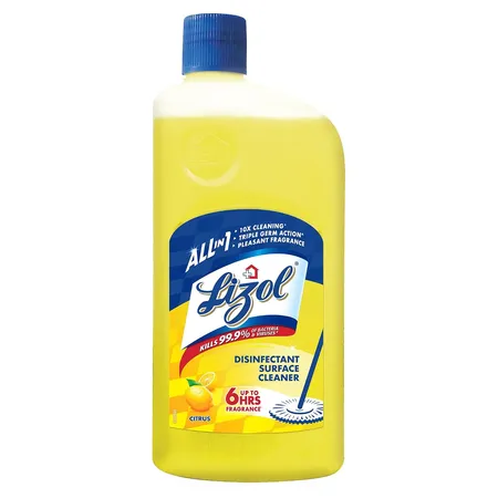 Lizol Disinfectant Surface & Floor Cleaner Liquid Citrus 1 L