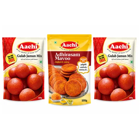 Aachi Diwali Combo | Gulab Jamun Mix | Adhirasam Mavoo | Instant Mix